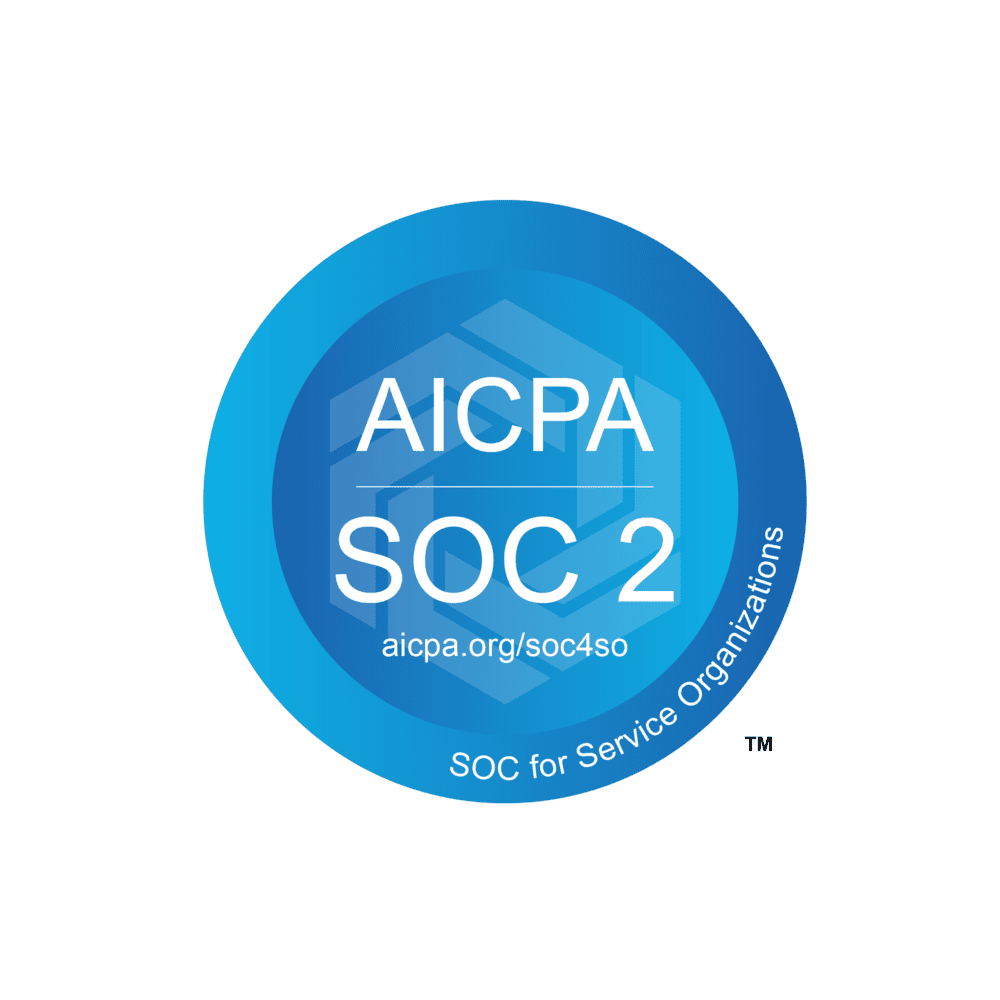 AICPA SOC 2 attestation badge